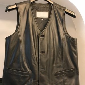 Leather vest